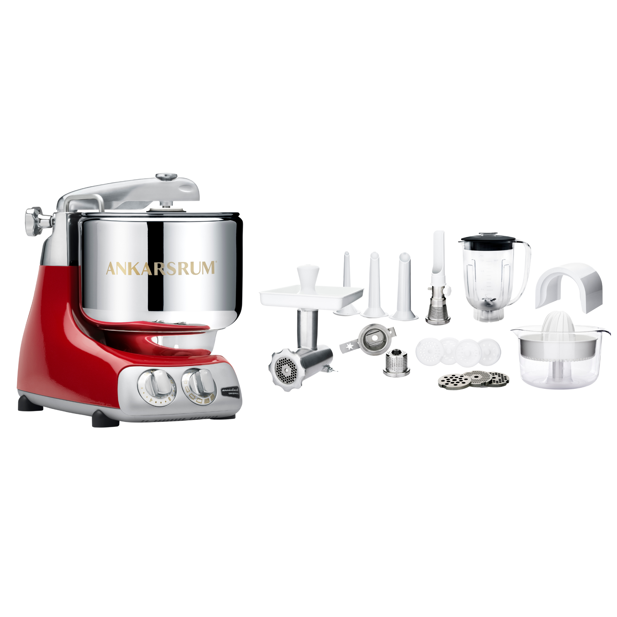 Ankarsrum Paket Allrounderset mit Deluxe Zubehörset