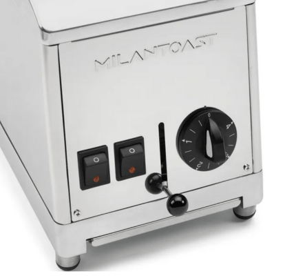 Zweischachttoaster Milantoast Edelstahl