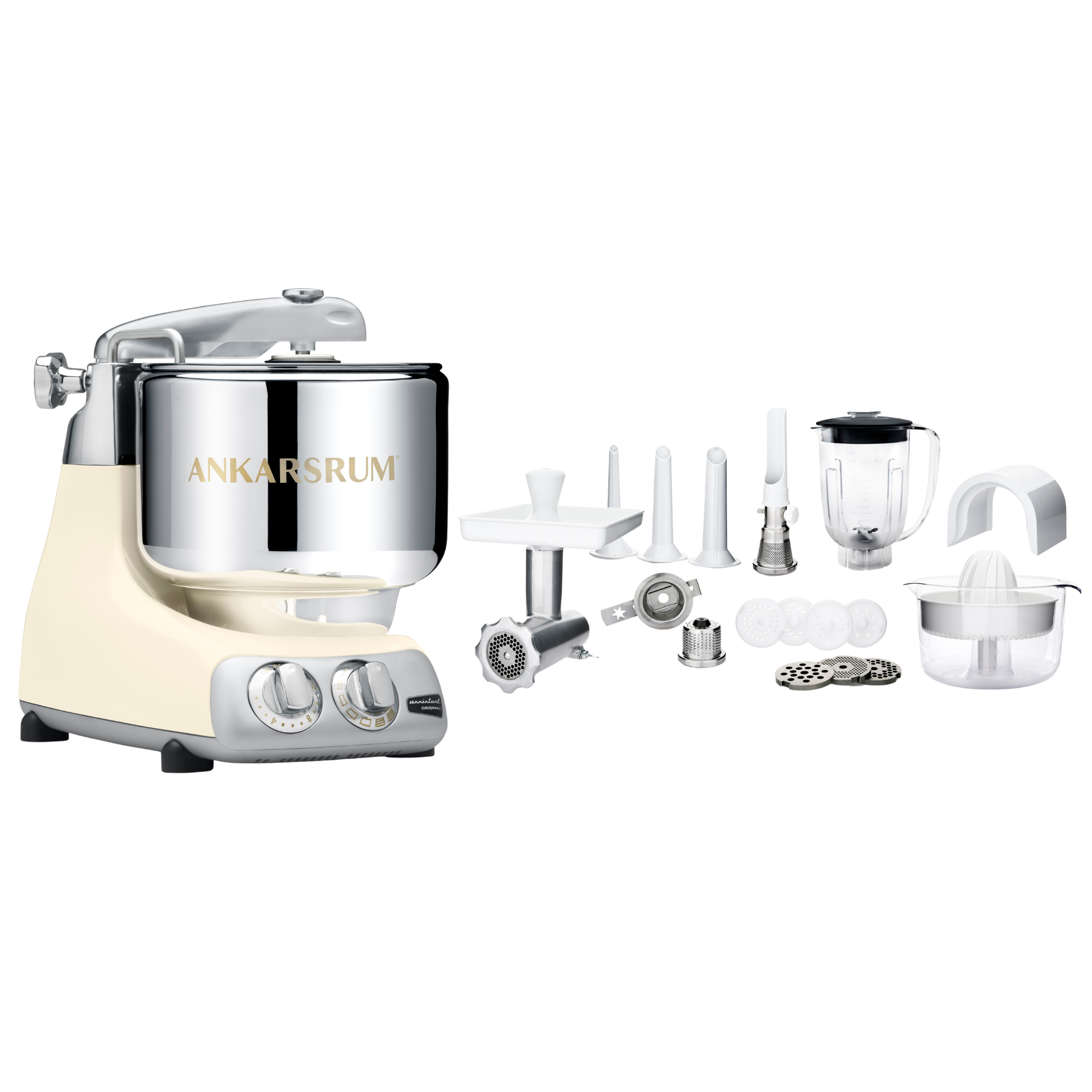 Ankarsrum Paket Allrounderset mit Deluxe Zubehörset