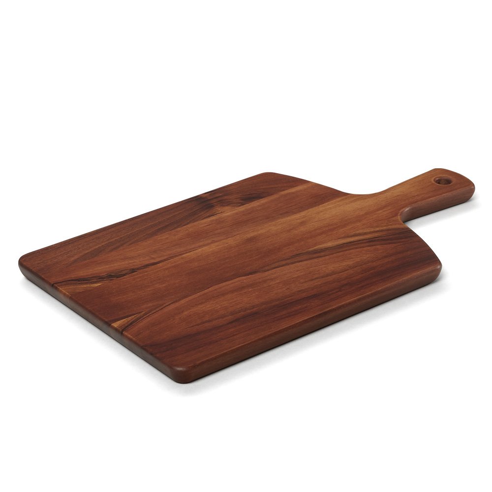 BREKA Rustikales Servier- und Schneidebrett Walnuss