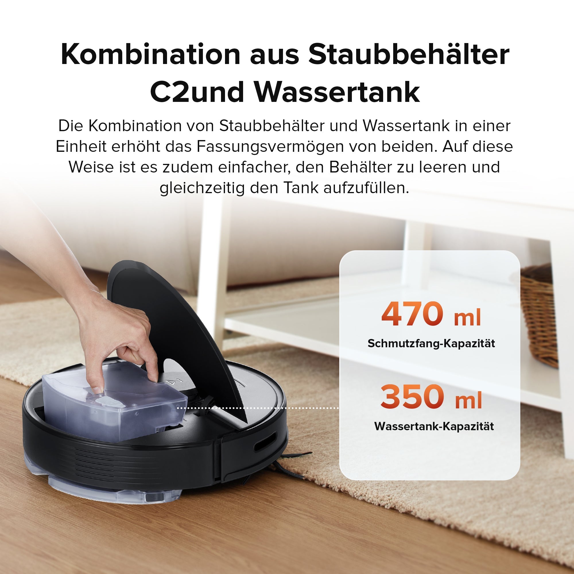Roborock Q7 Max+ Saug- und Wischroboter mit Auto-Entleerungsstation