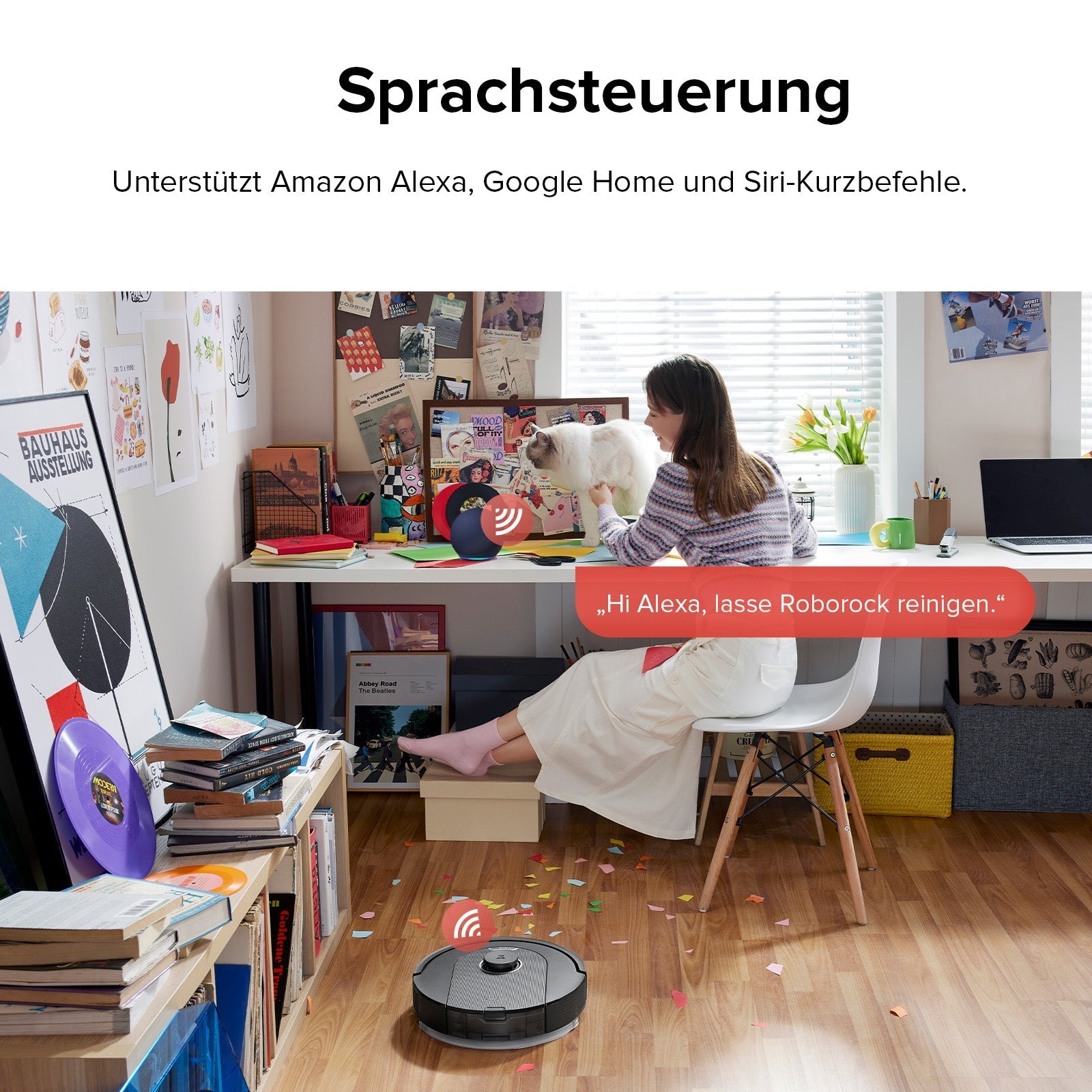 Roborock Q5 Pro+ Saug- und Wischroboter mit Auto-Entleerungsstation