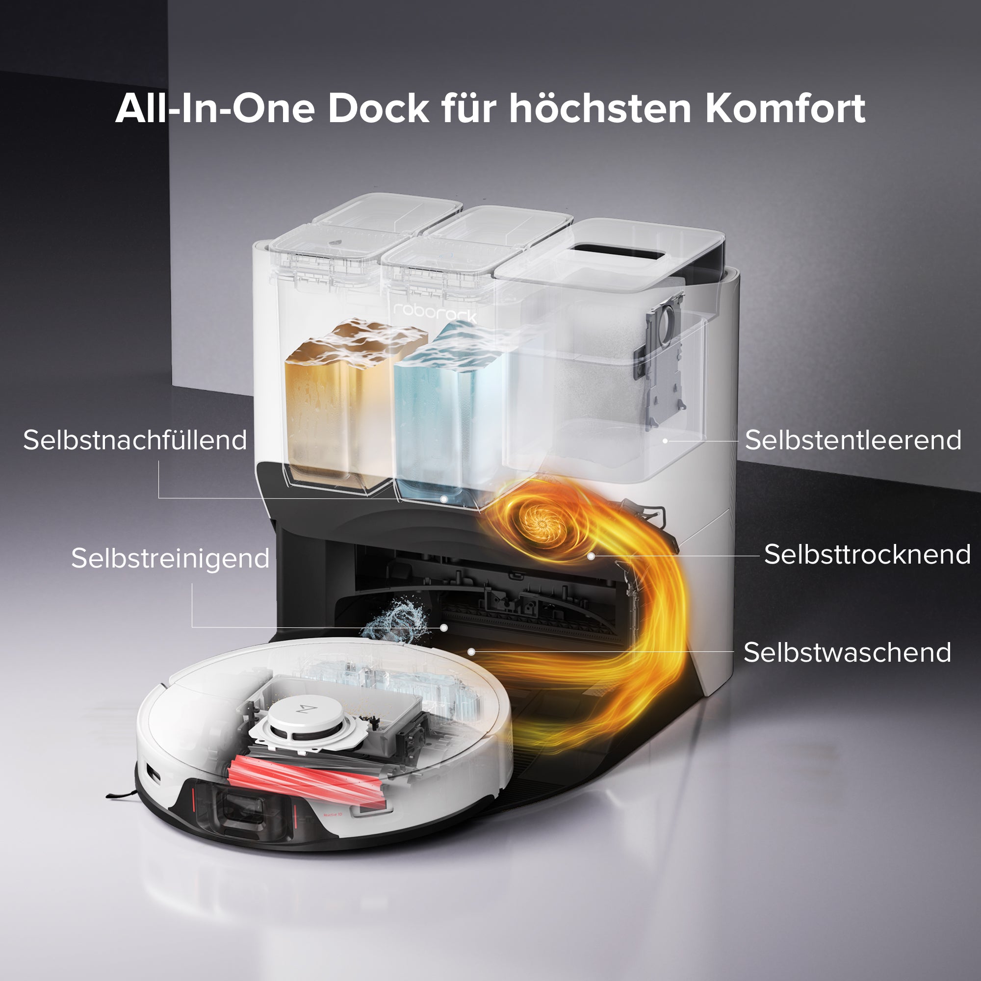 Roborock S8 Pro Ultra Saugroboter mit RockDock® Ultra