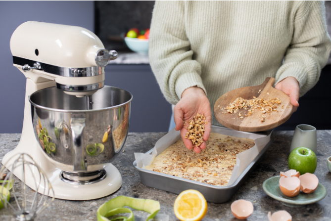 KitchenAid 4,8 L 5KSM185 Artisan Küchenmaschine Cookielover Artisan Fleischwolf+Spritzgebäck+Flexirührer