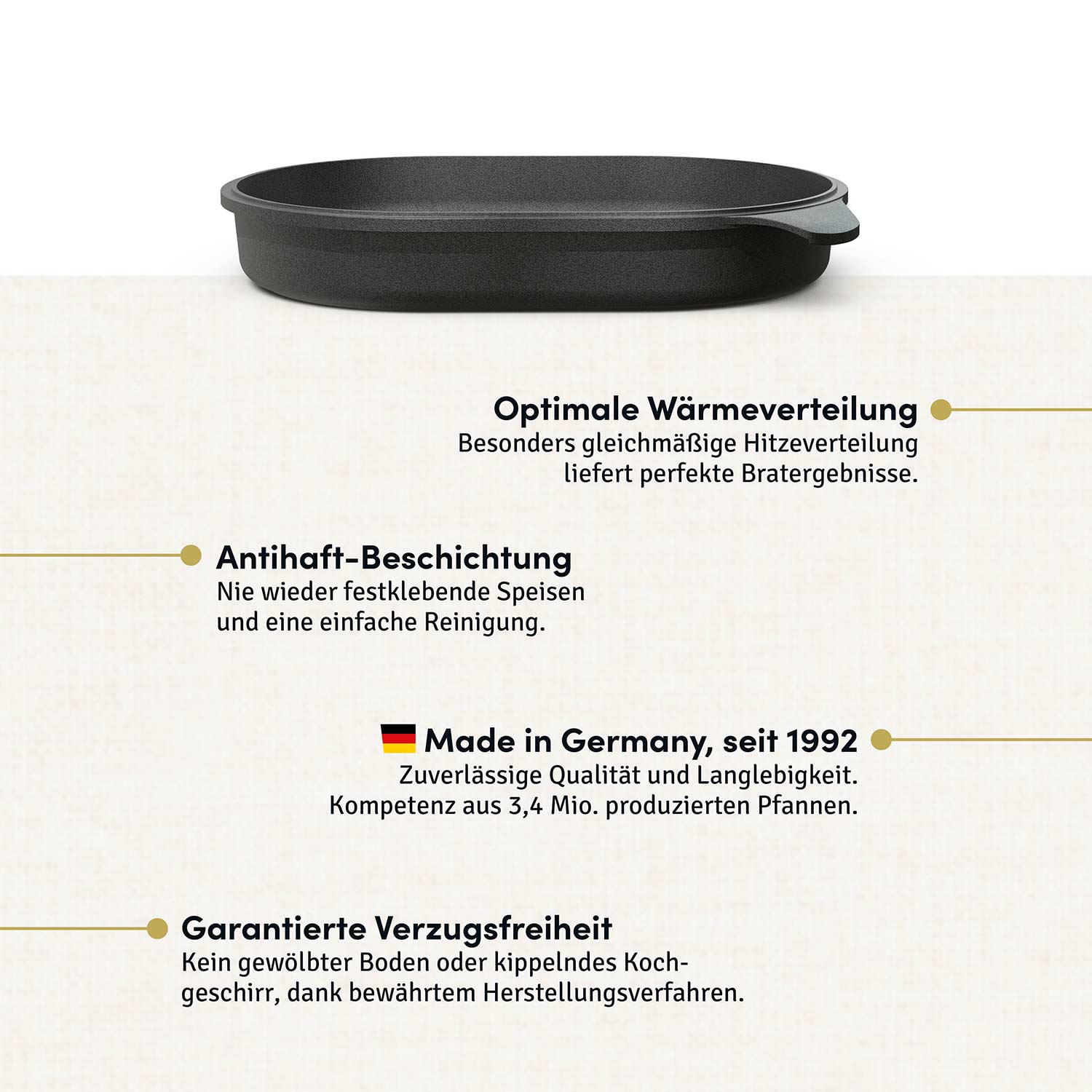 Grillpfanne 39.2x26.3 cm