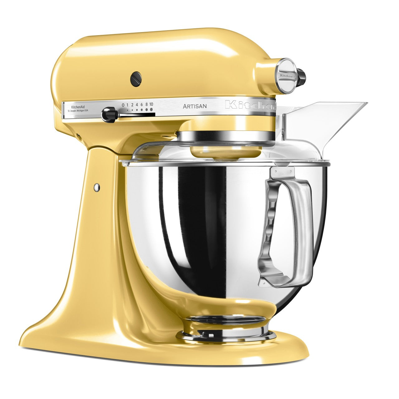 KitchenAid 4,8 L 5KSM175 Artisan Küchenmaschine Beginnerset mit Gemüseschneider