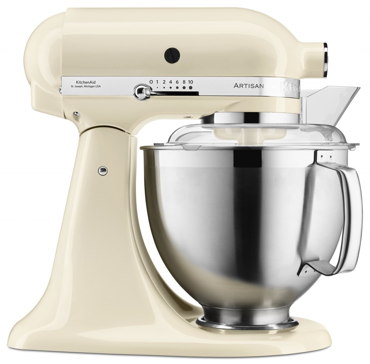 KitchenAid 4,8 L 5KSM185 Artisan Küchenmaschine Flexiset Artisan + Flexirührer