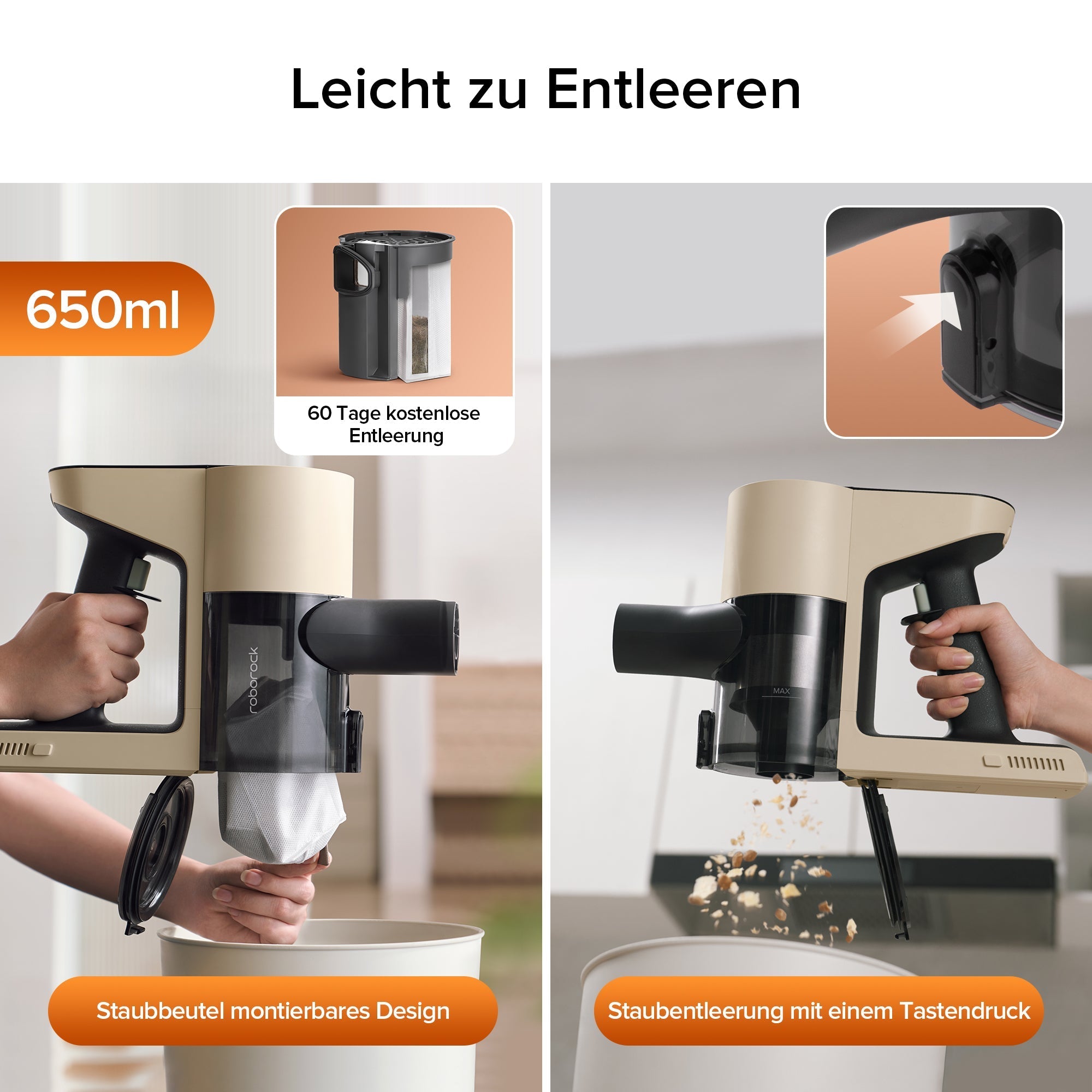 Roborock H5 Kabelloser Staubsauger