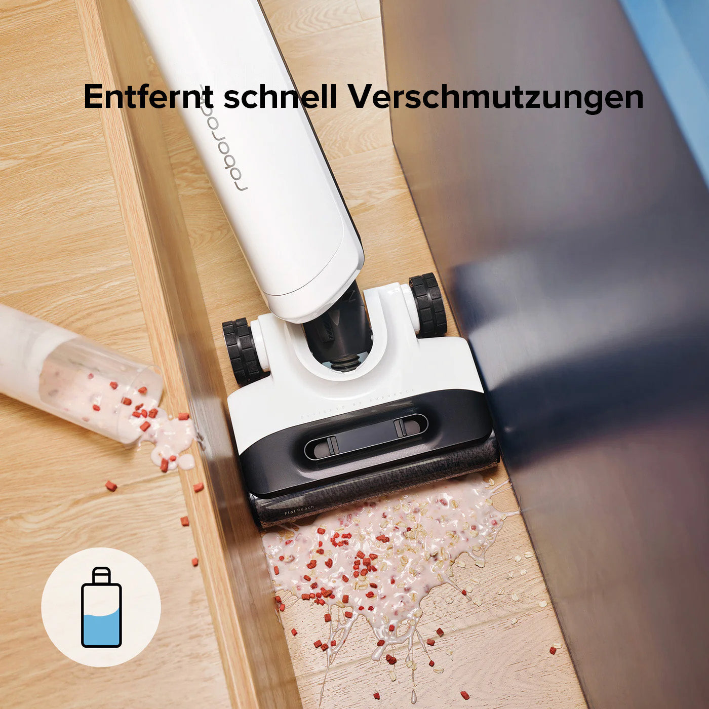 Roborock Bodenreinigungslösung für Saugroboter, Nass- und Trockensauger, 1L