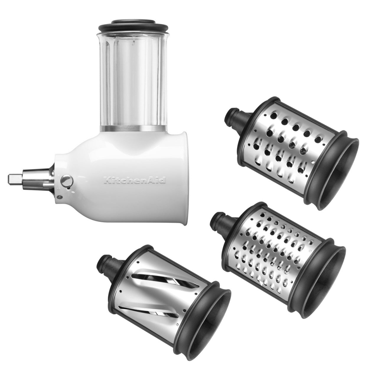 KitchenAid 4,8 L 5KSM175 Artisan Küchenmaschine Allrounderset mit Gemüseschneider+Fleischwolf+Spritzge