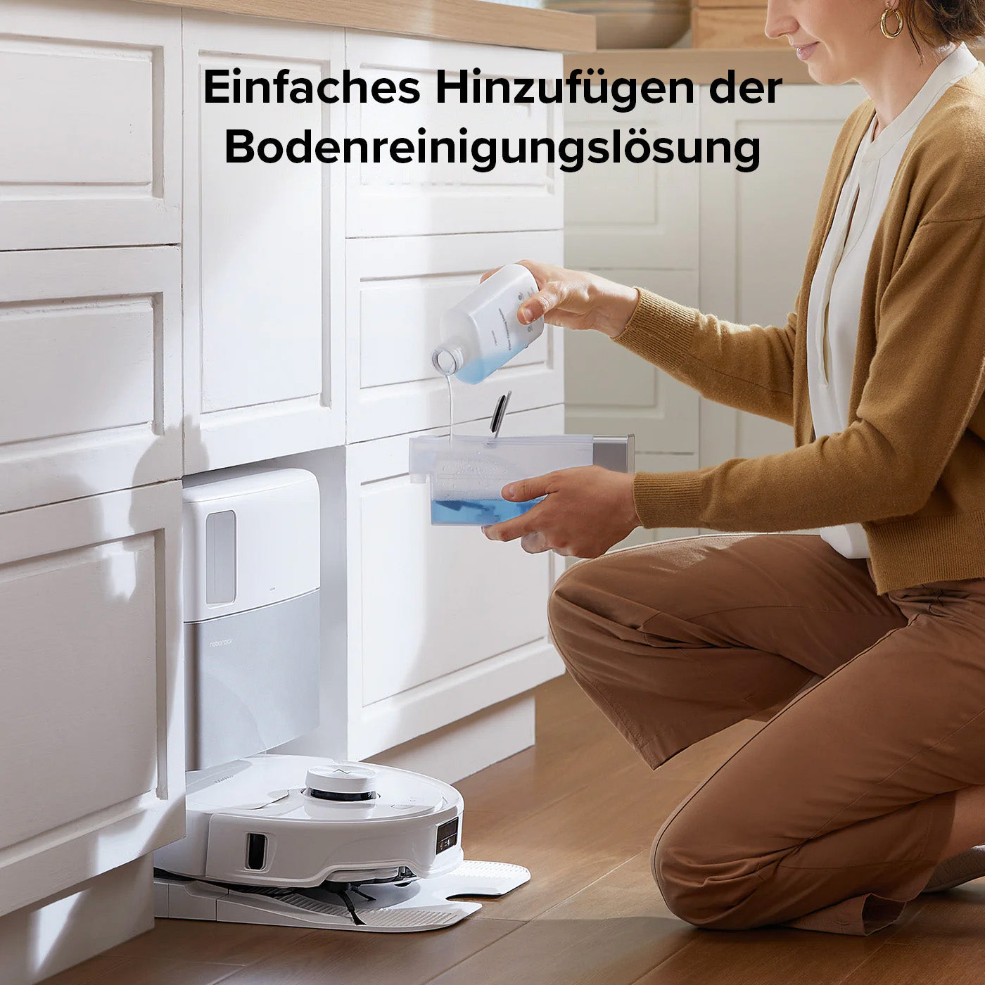 Roborock Bodenreinigungslösung für Saugroboter, Nass- und Trockensauger, 1L