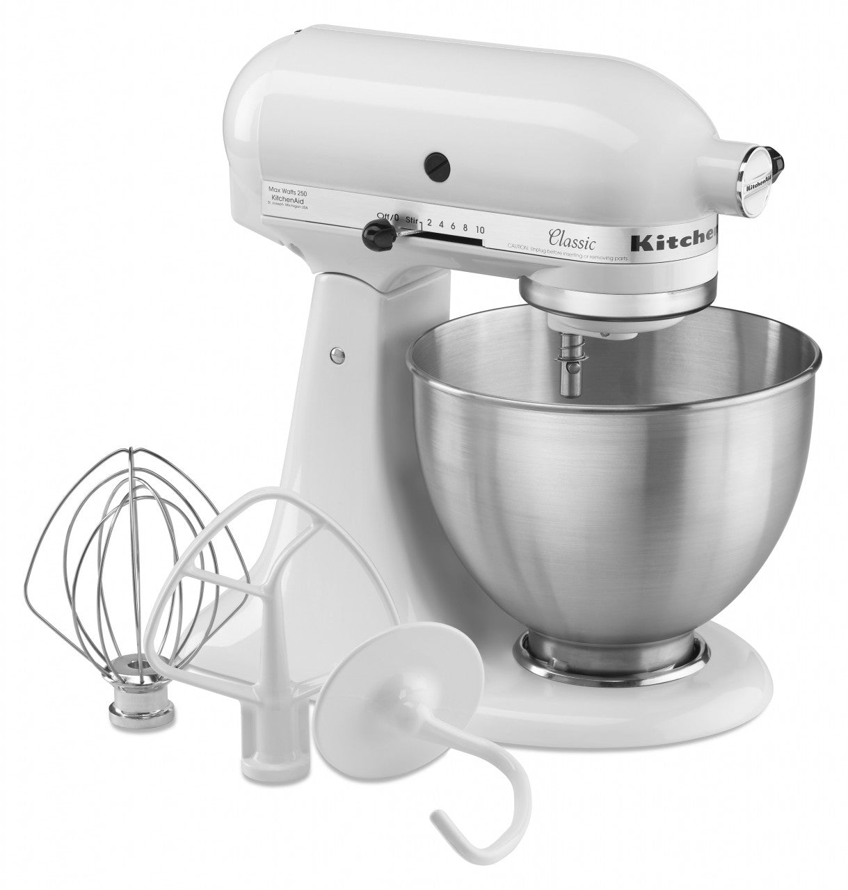 KitchenAid 4,3 L 5K45SS Classic Küchenmaschine Set 6
