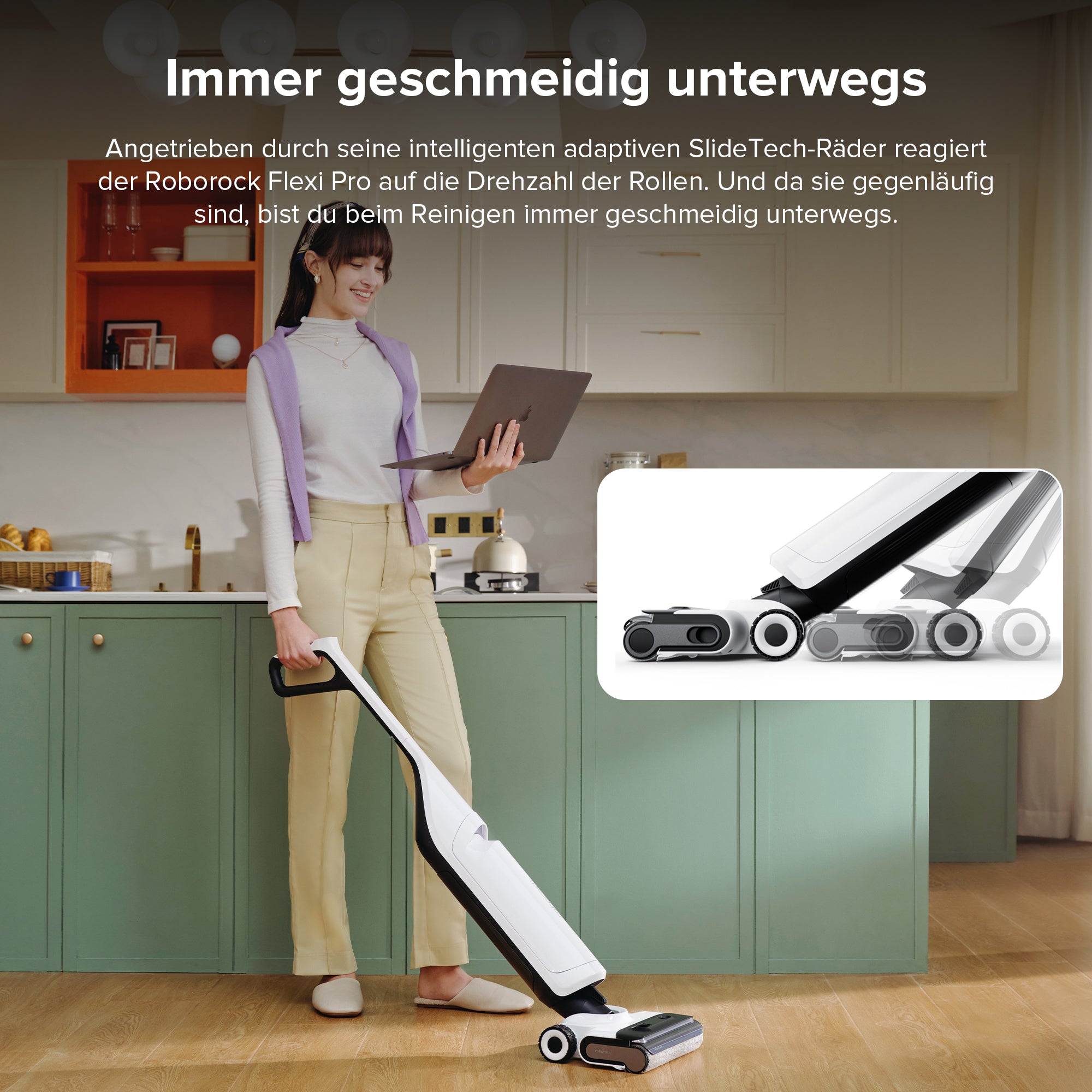 Roborock Flexi Pro Nass- und Trockenstaubsauger