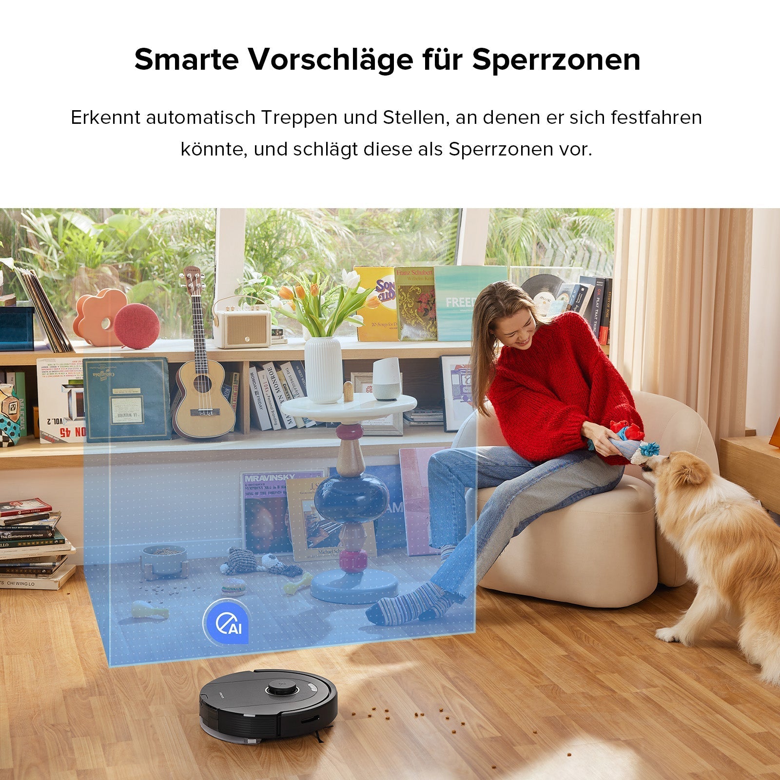 Roborock Q5 Pro+ Saug- und Wischroboter mit Auto-Entleerungsstation