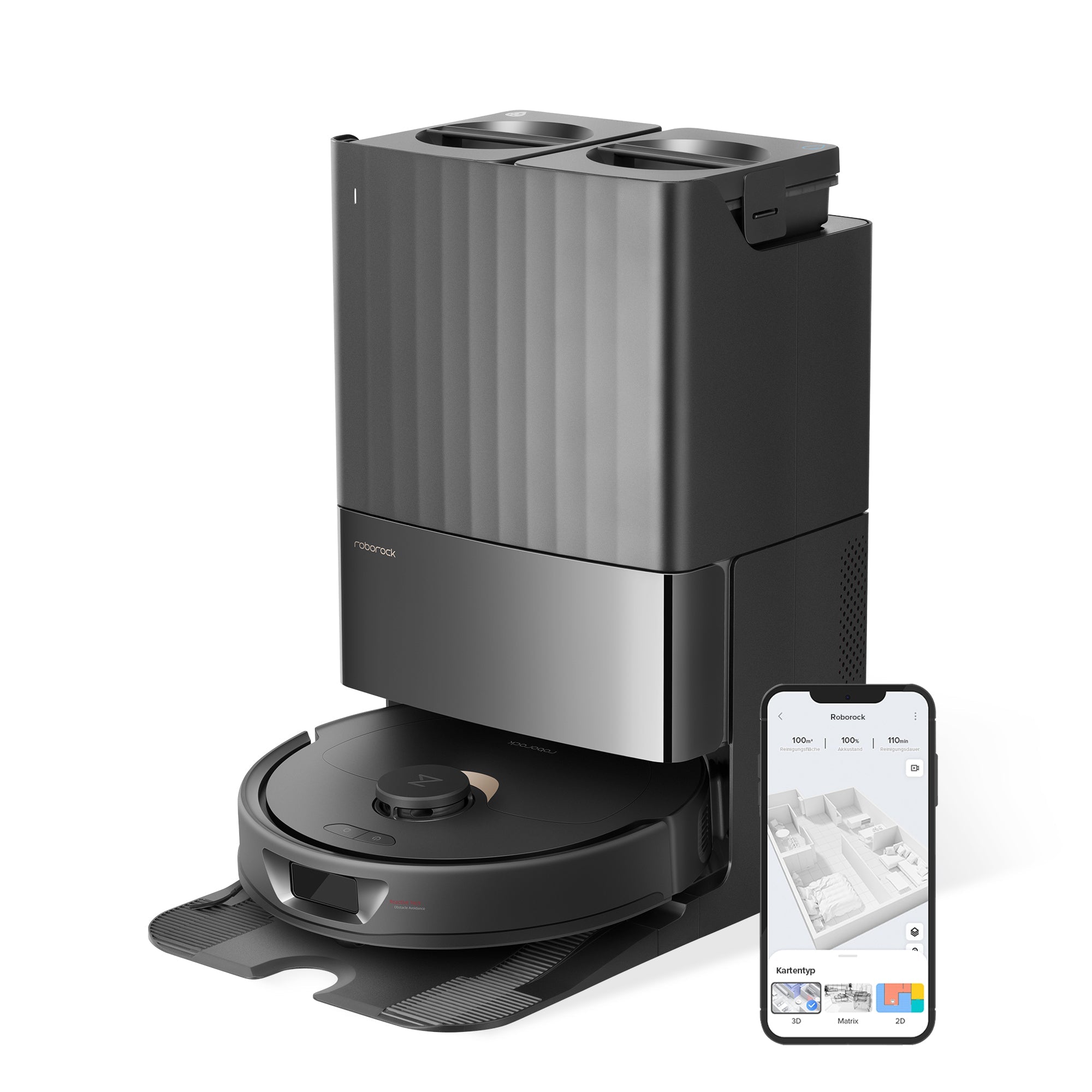 Roborock Qrevo Saugroboter mit Multifunktions-Dockingstation