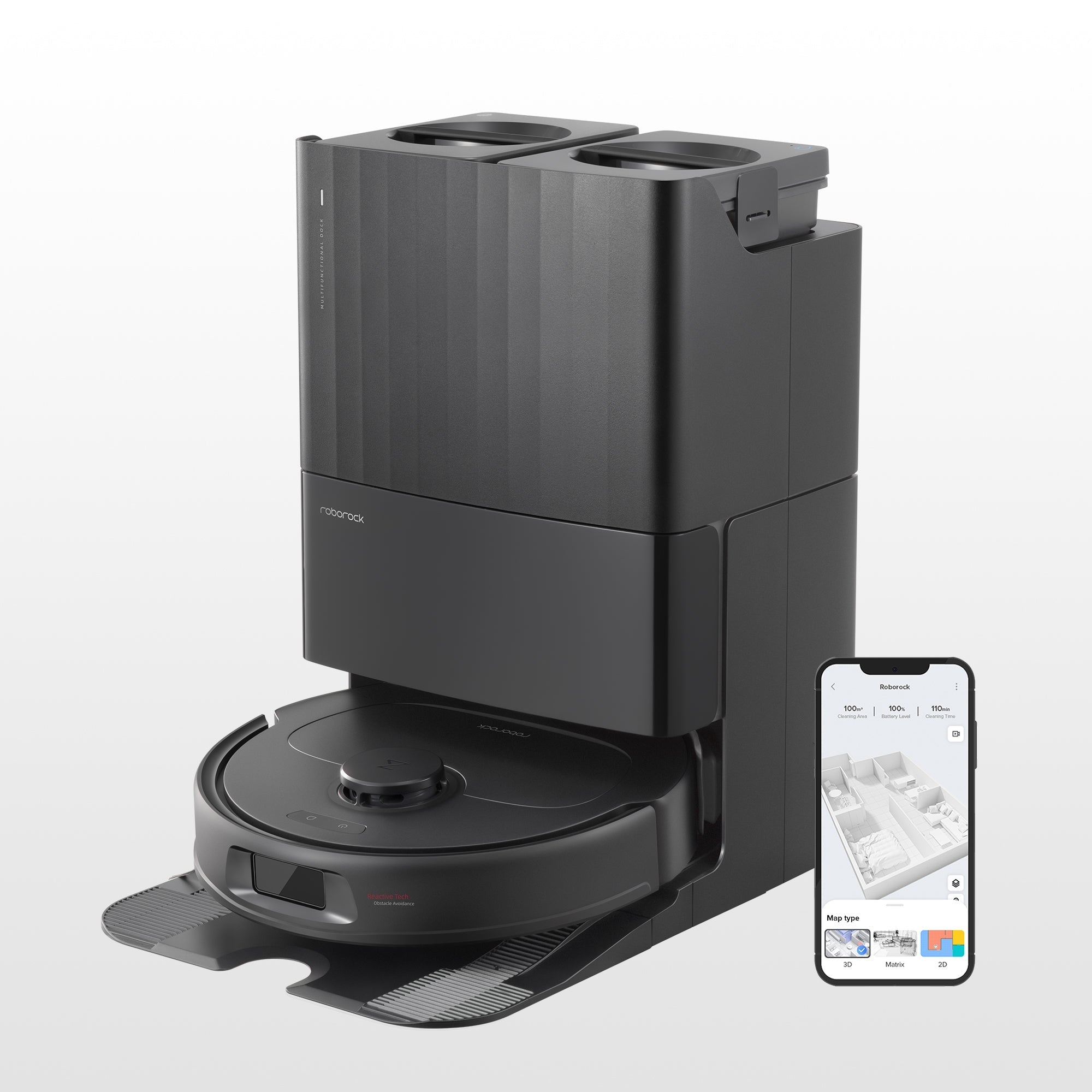 Roborock Qrevo S Saugroboter mit Multifunktions-Dockingstation