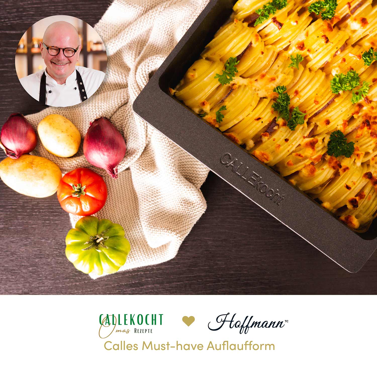 Bräter, Auflaufform „CALLEkocht“ I 41x26 cm