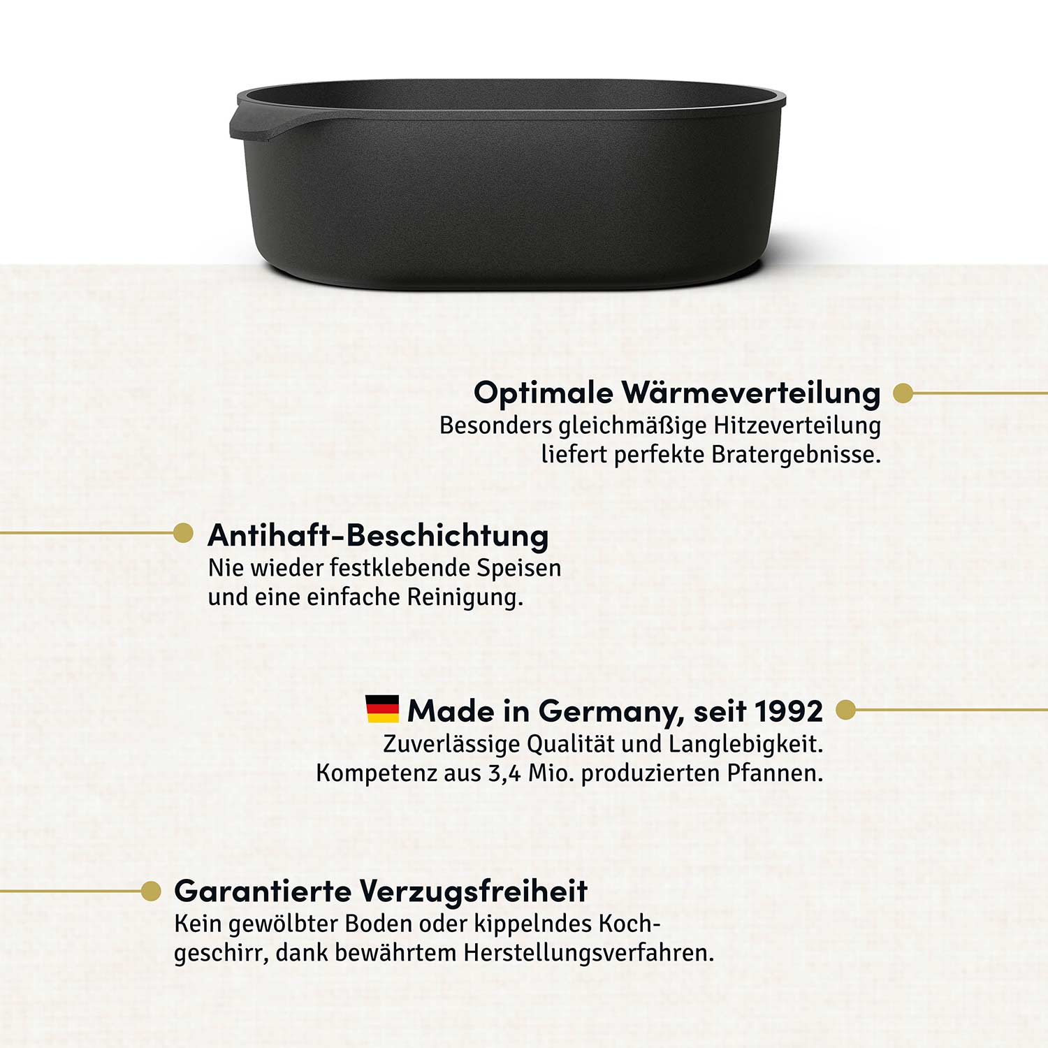 Großer Bräter 39.2 x 26.3 cm I Deckel optional