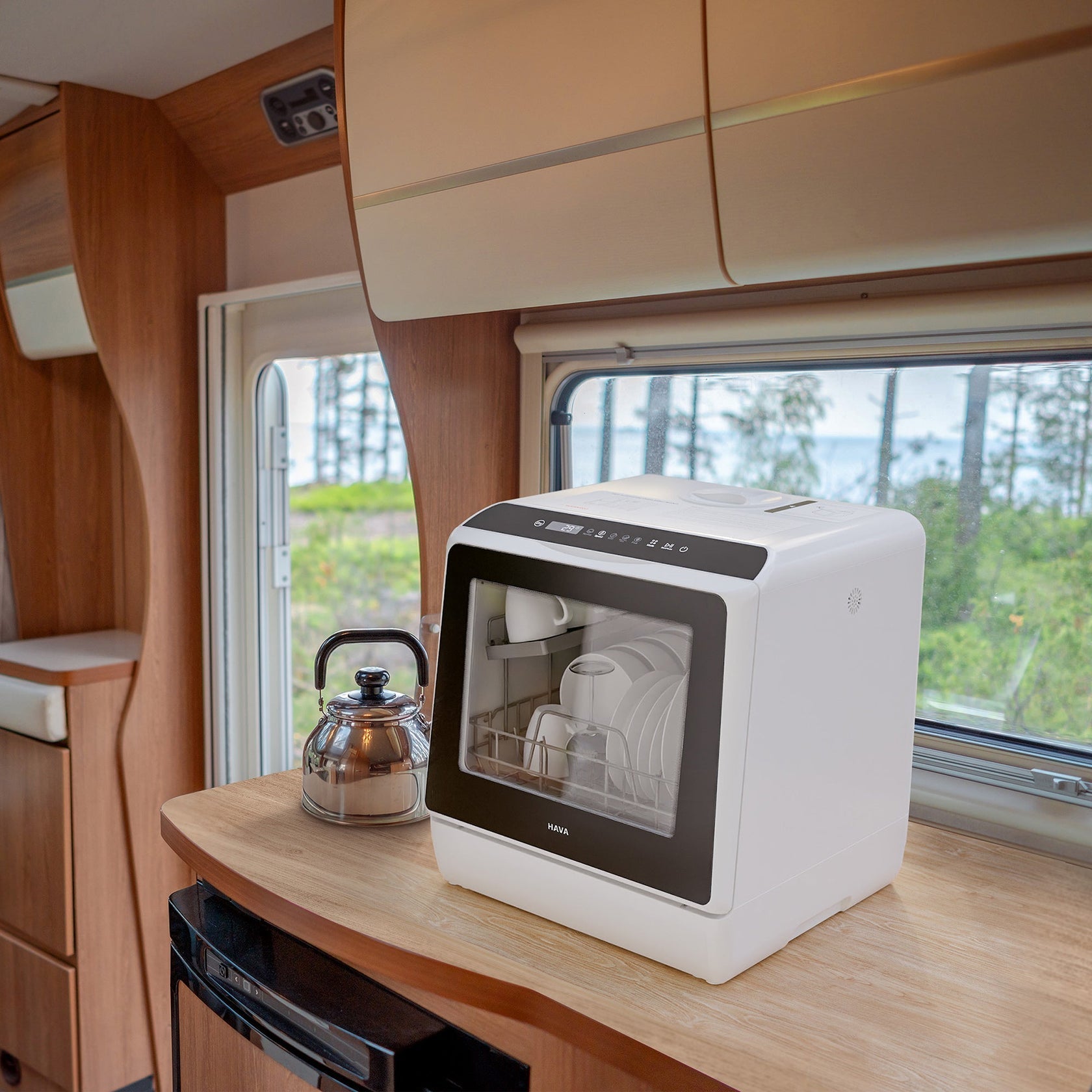 HAVA R01 Compact Countertop Dishwasher