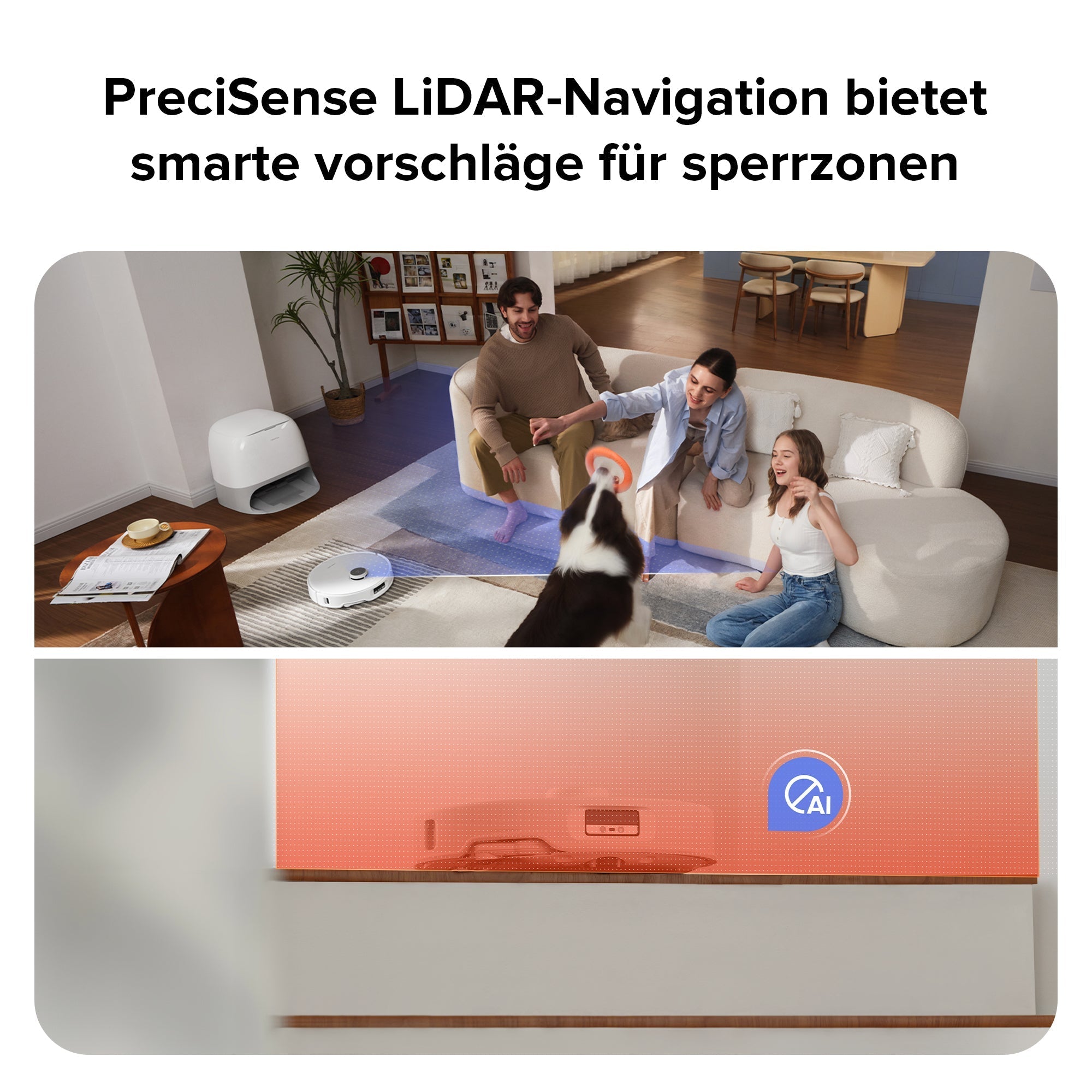 Roborock Qrevo Curv Saugroboter mit Multifunktions-Dockingstation 3.0